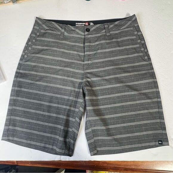 quiksilver amphibians 34 swimtrunks gray/green - Picture 9 of 9